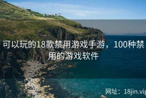 可以玩的18款禁用游戏手游，100种禁用的游戏软件