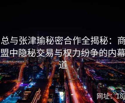 吕总与张津瑜秘密合作全揭秘：商业联盟中隐秘交易与权力纷争的内幕报道