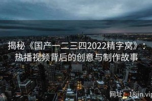 揭秘《国产一二三四2022精字窝》：热播视频背后的创意与制作故事