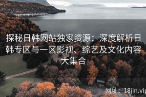 探秘日韩网站独家资源：深度解析日韩专区与一区影视、综艺及文化内容大集合
