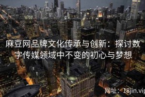 麻豆网品牌文化传承与创新：探讨数字传媒领域中不变的初心与梦想