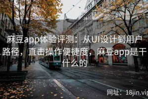 麻豆app体验评测：从UI设计到用户路径，直击操作便捷度，麻豆app是干什么的