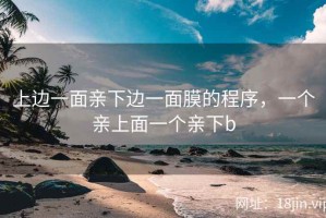 上边一面亲下边一面膜的程序，一个亲上面一个亲下b