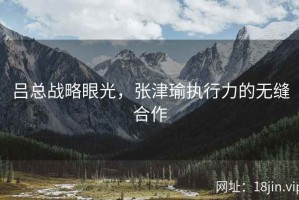 吕总战略眼光，张津瑜执行力的无缝合作