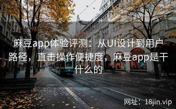 麻豆app体验评测：从UI设计到用户路径，直击操作便捷度，麻豆app是干什么的