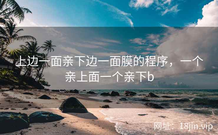 上边一面亲下边一面膜的程序，一个亲上面一个亲下b
