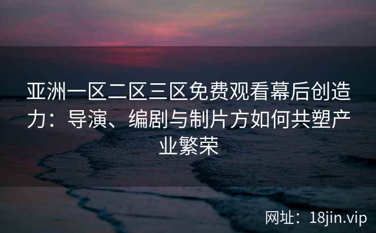 亚洲一区二区三区免费观看幕后创造力：导演、编剧与制片方如何共塑产业繁荣